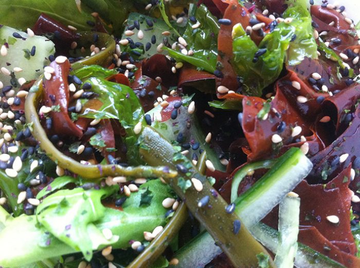 foraged seaweed salad