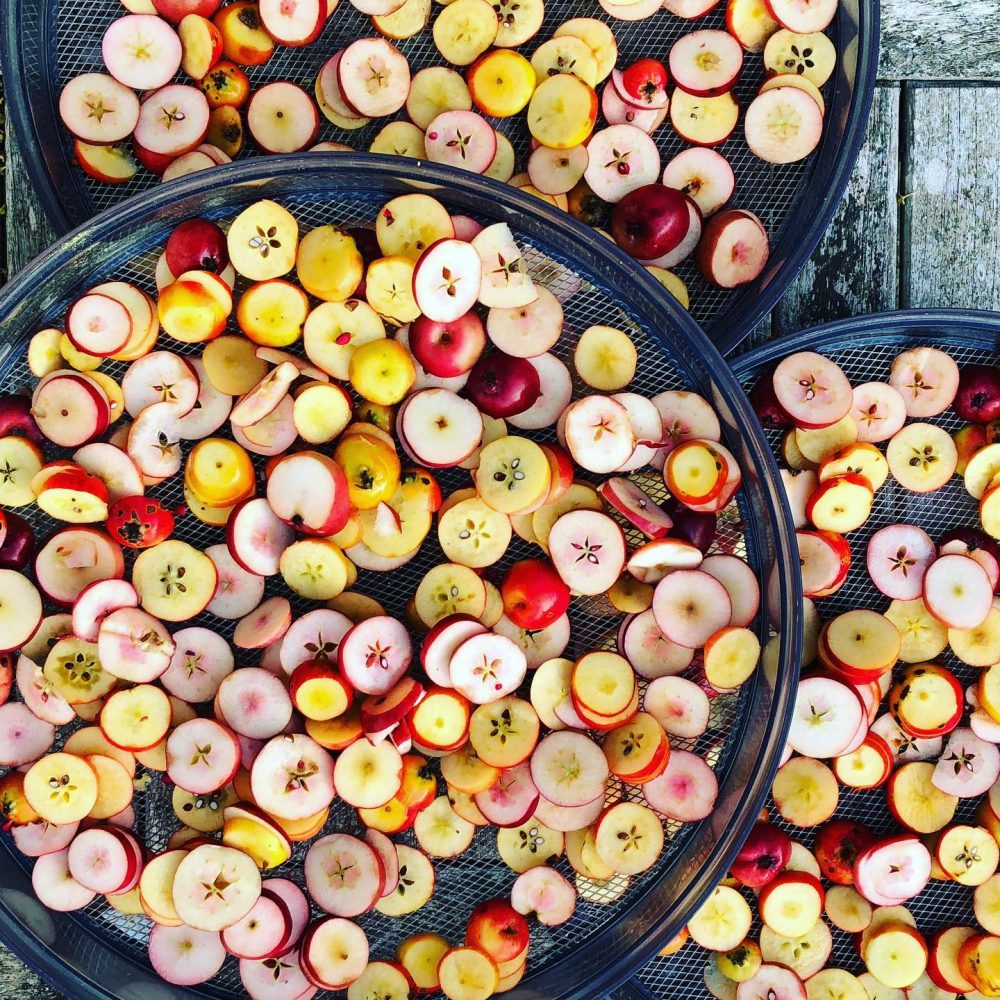 dehydrated crab apple sweets