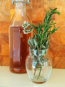 rosemary and lavender oxymel
